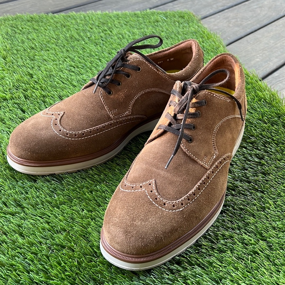 Florsheim Brown Suede Oxfords size 9
